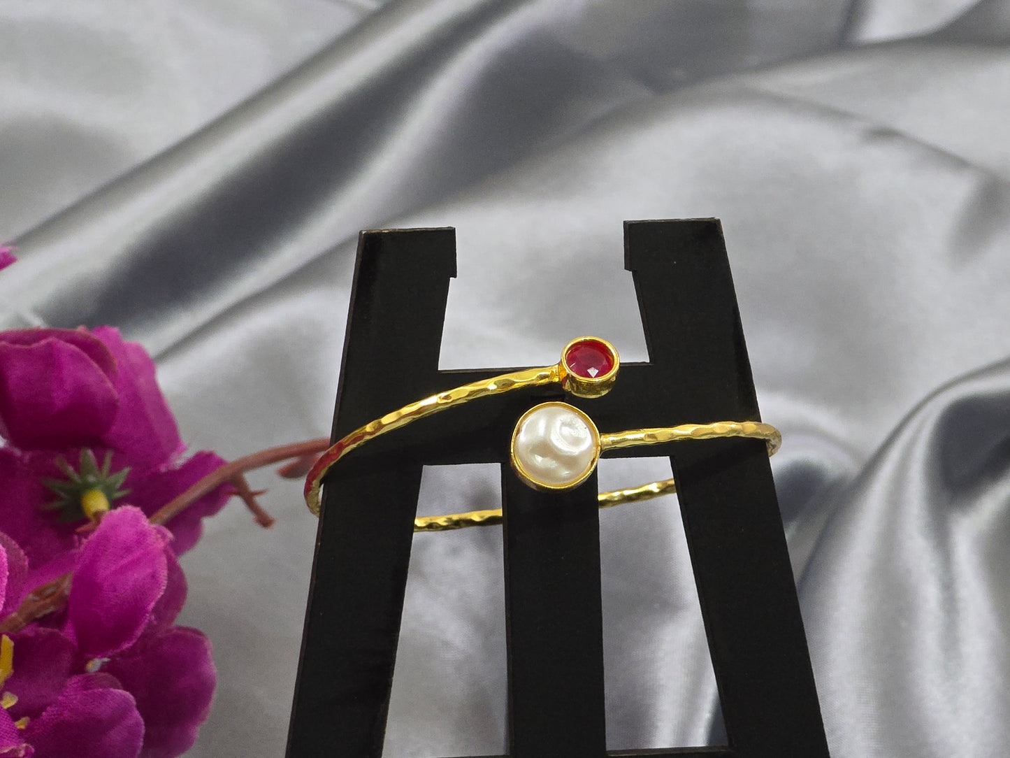 Antique fusion bracelet - Red