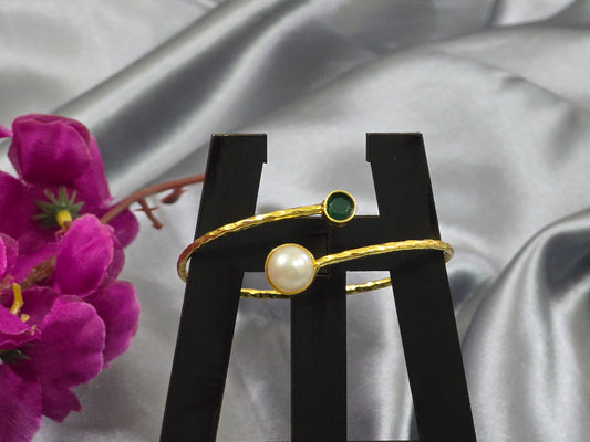 Antique fusion bracelet - Green