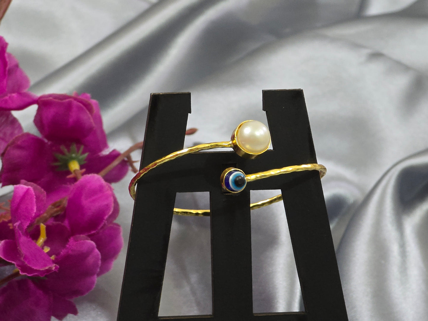 Antique fusion bracelet - Blue evil eye