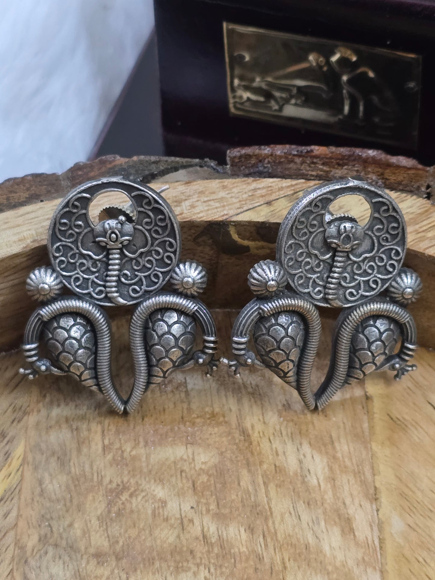 Earrings - coiled beauty