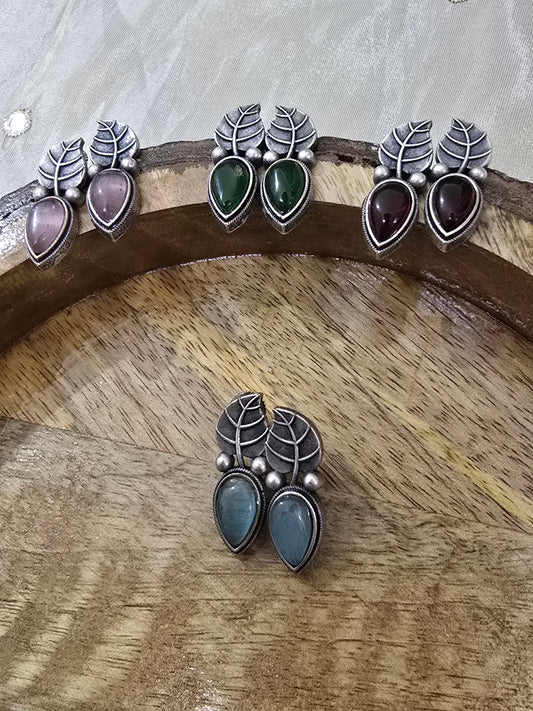 Earrings - leafy delights